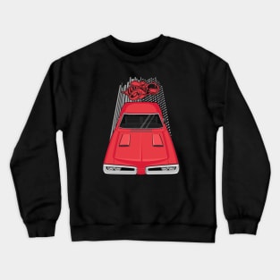 Dodge Coronet Super Bee 1970 - red Crewneck Sweatshirt